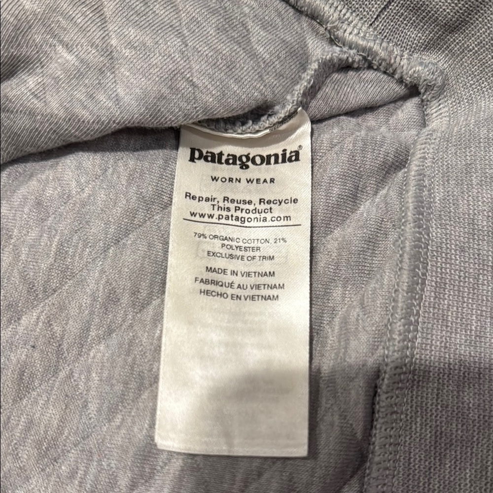 Patagonia Gray W's Organic Cotton Quilt Snap-T® Pullover Medium - Picture 4 of 7